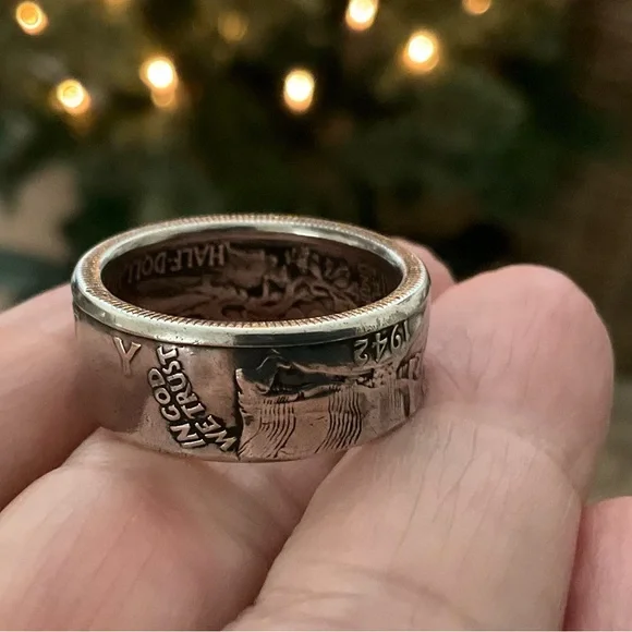 Silver 90% Coin Rings Bundle 2x Continental Silver